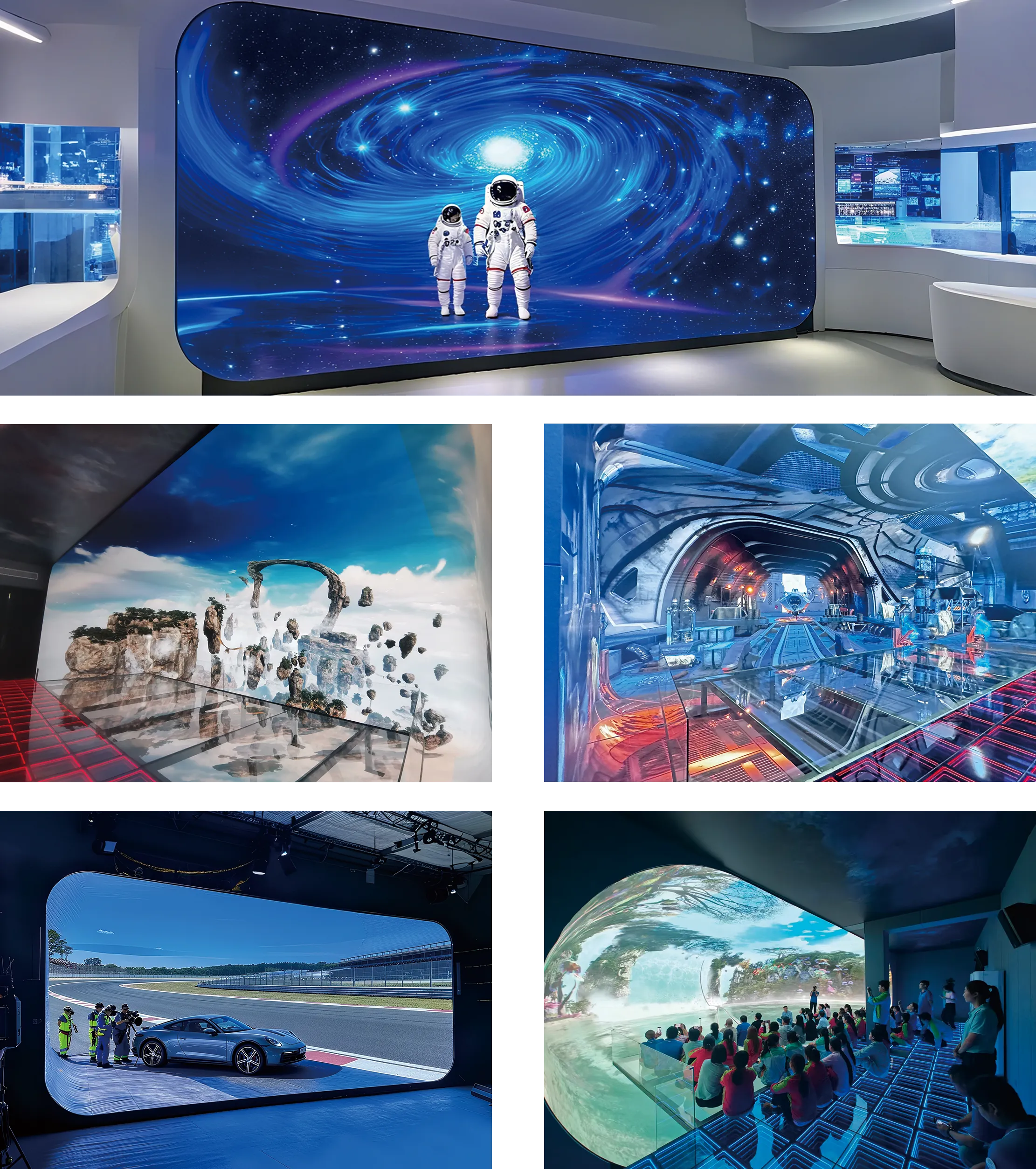 Иммерсивное светодиодное дисплейное решение 55