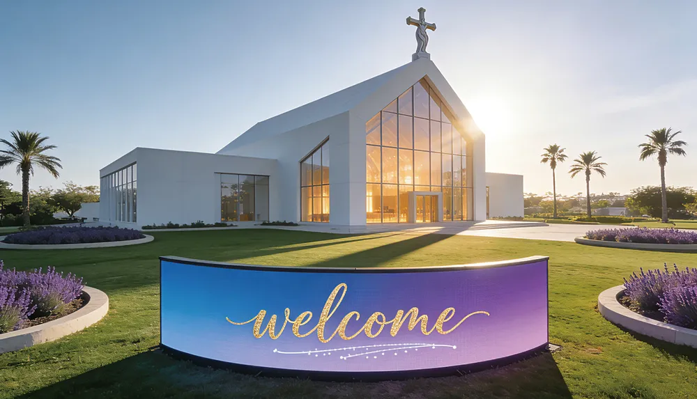 Решение для светодиодных экранов в церкви (5)