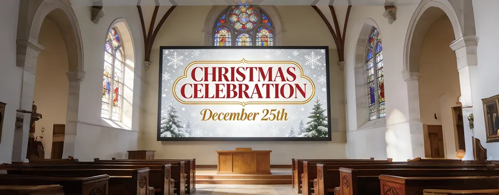 Решение для светодиодных экранов в церкви (9)