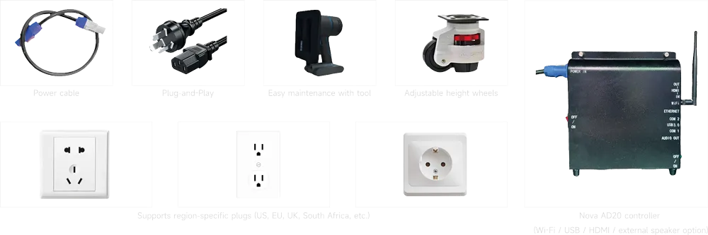 Светодиодный экран для ресепшена (3)